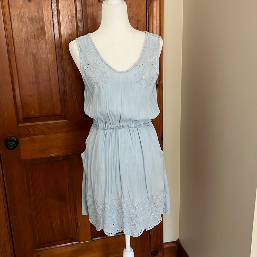 Maurice’s Sleeveless Embroidered Detail Dress